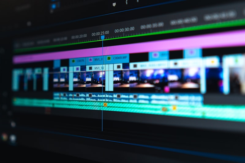 Filmproduktion mit professioneller Kamera